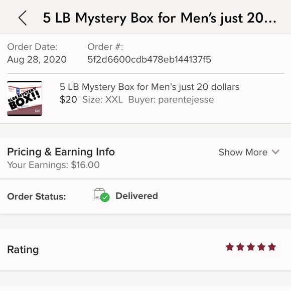 5 LB Mystery Box for Men’s just 50 dollars - Picture 6 of 16
